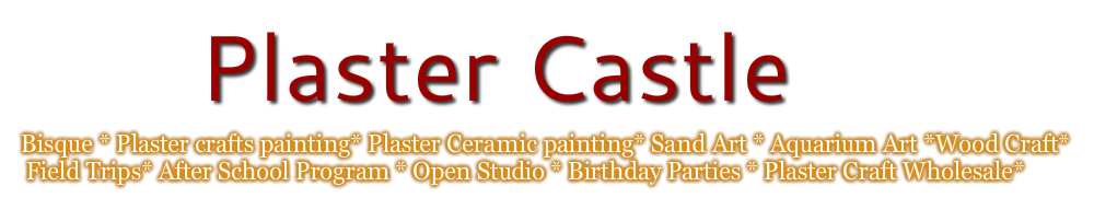 Plaster Castle - Paint your own studio